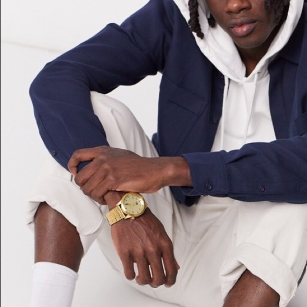 🔵➕ADIDAS®AWESOME Golden Mens Watch➕🔵